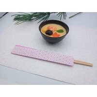 Kyushu Paper Co. Ltd HANA-5T เสื่อสไตล์ญี่ปุ่นแผ่นรองจานสีม่วง100ขนาด26X38ซม. กระดาษใช้แล้วทิ้งใช้ในเชิงพาณิชย์ - Product Image 2