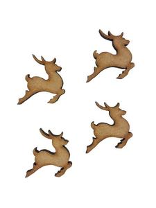 Ensemble de 9 figurines d'animaux en bois, décorations murales faites à la main, projets de bricolage pour la décoration intérieure, animaux en MDF découpés au laser - Product Image 4
