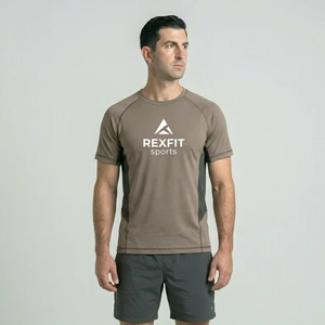 เสื้อยืดโอเวอร์ไซส์แขนยาวสองชั้น ผ้าคอตตอน 100% คุณภาพสูง สไตล์สตรีทแวร์ ผ้าถักเนื้อเทอร์มอล - Product Image 1