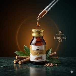 น้ำมันชะเอมเทศธรรมชาติ น้ำมันสมุนไพรจากพืช สารสกัดจากรากชะเอมเทศ ส่วนผสมเครื่องสำอาง สูตรบำรุงผิว รับผลิตแบบ OEM ขายส่ง - Product Image 5