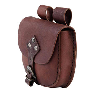 Pochette en cuir médiévale historique, accessoire de costume vintage, sacoche en cuir médiévale faite à la main, sac de costume historique - Product Image 3