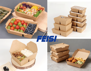 Mesin Pembuat Kotak Kertas Kraft Otomatis Penuh, Pengoperasian Mudah, Lini Produksi Kotak Makan Sekali Pakai - Product Image 2