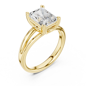 แหวนหมั้นเพชรทรงรัศมี 2 กะรัต ยี่ห้อ Aries Jewel ผลิตในห้องปฏิบัติการ ตัวเรือนทอง 14K พร้อมใบรับรอง IGI ระดับ VS1 สี E เหมาะสำหรับวันครบรอบแต่งงาน - Product Image 2