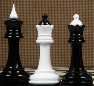 ชุดหมากรุกสไตล์คลับโซเวียตปี 1940 สุดหรู ขนาด 4 นิ้ว ทำจากไม้มะเกลือและไม้บ็อกซ์วูดสีขาว ราคาดีที่สุด - Product Image 6