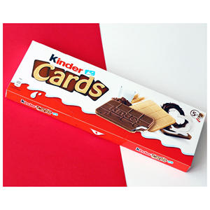 Venta al por mayor al mejor precio de galletas Kinder Cards, galletas Kinder Cards con crema de chocolate con leche - Product Image 3