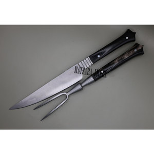Professional <b>Camping</b> <b>Kitchen</b> Meat Slicing Knife and Carving Fork Set - Product Image 3