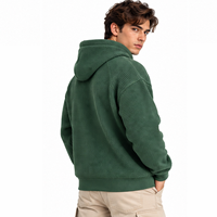 Sweat à capuche thermique en maille gaufrée pour homme, manches longues, décontracté, mode hiver, streetwear, personnalisable, vente en gros