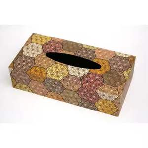 Caja de pañuelos premium - Elegante estilo americano, diseño ecológico hecho a mano y duradero para uso en el hogar y la oficina de Lodi Impex - Product Image 3