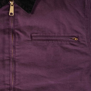 Veste de travail en toile de coton épaisse pour hommes, de haute qualité, vente en gros, logo personnalisé, style vintage décontracté, veste de travail Detroit - Product Image 3