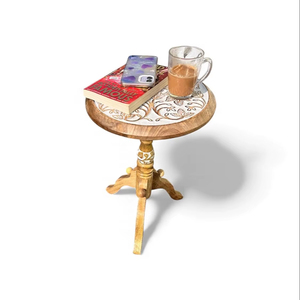 Mesa Artesanal con Bordes Redondeados en Madera de Mango - Product Image 1