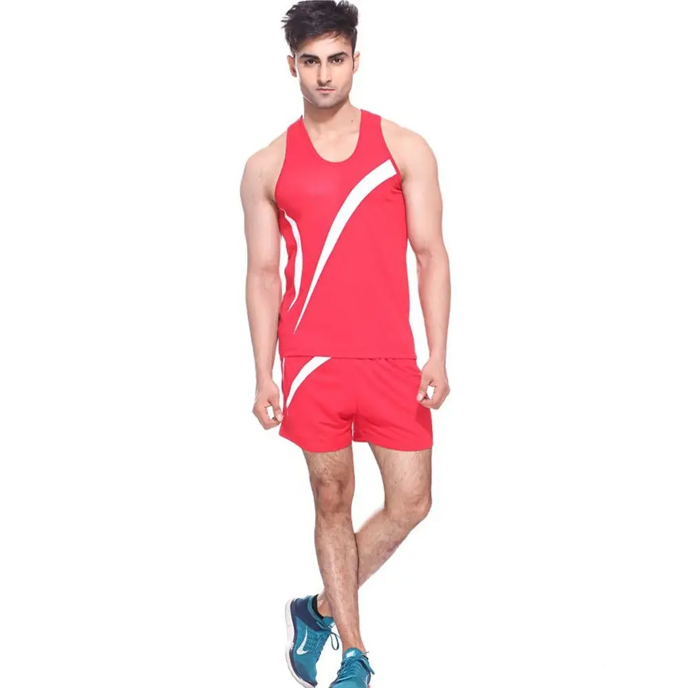Customized Logo Men 2023 Track And Field Uniform Collection Made With Heat Resistant Material With Custom Logo Design