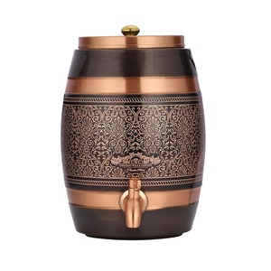 Artisan Made Copper Water Dispenser Hand Crafted Copper Water Dispenser High Gloss Finish Wholesale Copper Water Dispenser - Product Image 3