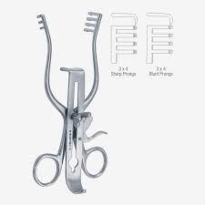 Retractor Henley Manual de Acero Premium con Mordazas Rígidas, Instrumento Quirúrgico Ortopédico, Herramienta Médica de Alta Calidad, CE ISO - Product Image 4