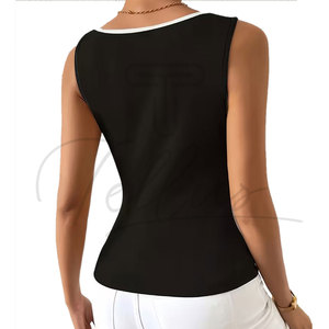 Camiseta sin Mangas para Mujer, de Alta Calidad, para Entrenamiento, Personalizable, Transpirable, de Secado Rápido, Ecológica, para Verano, Fitness - Product Image 3