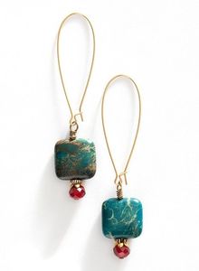 Luxury Pressed Flower Resin Jewelry Resin Ocean Breeze <b>Earrings</b> Handmade Elegant Resin Bloom <b>Stud</b> <b>Earrings</b> Handmade Resin Vine L - Product Image 6