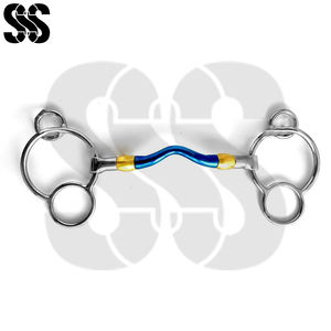 Servicio OEM ODM: Bocados para Caballos de Acero Inoxidable y Plata Alemana, Cómodos, con Grosor de Boquilla de 14mm/16mm, Precio Mayorista, Acabado de Alto Brillo - Product Image 2