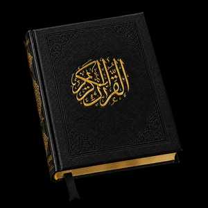 Coran sacré avec tasbih et compteur numérique dans un coffret cadeau noir, calligraphie dorée, design arabe, présentation élégante, autres articles vestimentaires - Product Image 4