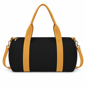 Custom NCBW Coalition Women <b>Tote</b> bag Black and gold Embroidered Logo Daily Use Large Capacity <b>Nylon</b> polyester duffel bag - Product Image 3