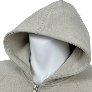 Sweat-shirt à capuche zippé pour homme, manches raglan, couleur unie, coupe décontractée, molleton de coton, personnalisable, idéal pour l'automne - Product Image 4