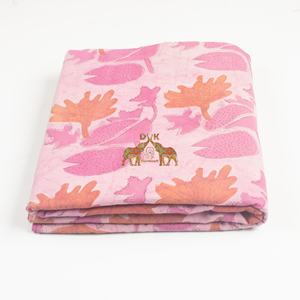 Tissu en coton 100% artisanal, imprimé à la main avec des motifs floraux ethniques traditionnels, fabriqué à Jaipur, respectueux de l'environnement, respirant - Product Image 6