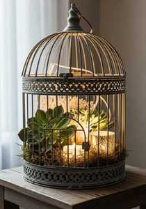 Lanterne porte-bougie en métal vintage, support décoratif creux pour bougie, pour la maison, les mariages, les fêtes, la table, la décoration de jardin - Product Image 1