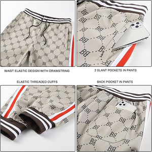Conjunto Deportivo Personalizado al por Mayor para Hombre, Sudadera con Capucha, Estilo Vintage, Corte Regular, Ropa Deportiva para Gimnasio, Mezcla de Algodón, OEM, Ligero - Product Image 3
