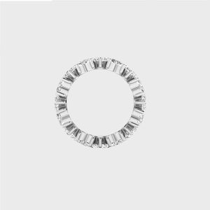 แหวนเพชรทรงหัวใจ 4.80 กะรัต ชุบทอง 9K เพชรเพาะเลี้ยงสี E ตัวเรือนแบบ Prong Set รับรองโดย IGI - Product Image 5