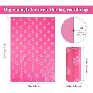 Sacchetti per Escrementi di Cane Extra Spessi e Resistenti in Amido di Mais per lo Smaltimento dei Rifiuti degli Animali Domestici - Product Image 3