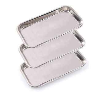 Instrument Tray <b>Set</b> 3-Piece Surgical Kidney Tray Medical Equipment Surgery <b>Set</b> Kidney Tray Manual Instrument <b>Set</b> Box - Product Image 4