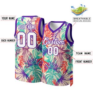 Camisetas de Baloncesto para Adultos al por Mayor de Sports World, Estampadas con Sublimación Completa, sin Mangas, Transpirables y de Secado Rápido - Product Image 2