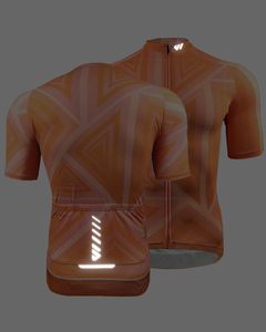 Maillot de cyclisme personnalisé pour hommes, manches courtes, pour vélo de route, marque privée OEM - Product Image 4