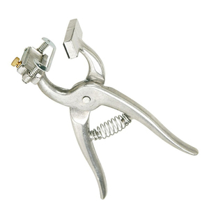 High Quality Veterinary Tattoo Pliers Stainless Steel Durable Dog Cow Pig Animal Surgery Tool Reusable Ear Tagging Instrument - Product Image 3