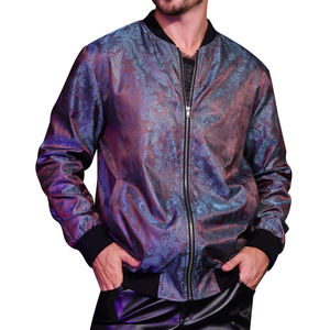 Vestes en satin de soie tendance, vente en gros, vestes en satin personnalisées avec logo, couleur unie, veste en satin pour homme - Product Image 1