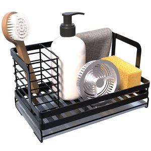 High Quality Iron <b>Kitchen</b> Sink Organizer <b>Rack</b> For Home <b>Kitchen</b> Restaurant And Commercial Use <b>Storage</b> Needs - Product Image 2