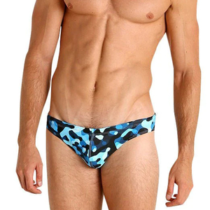 Summer Customized Logo Printing Swimwear <b>Men</b> <b>Bikini</b> Brief Sexy Swimsuit Male Swim Beach Briefs Trunks - Product Image 5