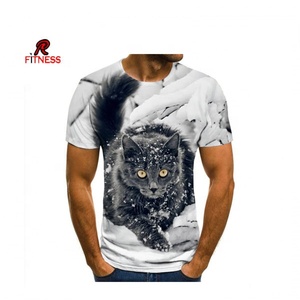 Camiseta de Hombre de Alta Calidad con Estampado Personalizado, Diseños Sublimados con Bordado Chenille y Logotipo Digital - Product Image 3