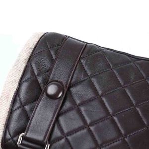 Guantes de Piel de Oveja Cómodos y Elegantes, Color Marrón, Unisex, Diseño Nuevo, Guantes de Cuero de Moda - Product Image 3