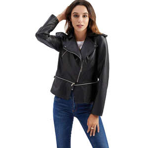 Chaqueta de Cuero para Mujer, Estilo Moderno, Diseño Ajustado, Chaqueta de Cuero para Mujer, Chaquetas para Mujer - Product Image 4