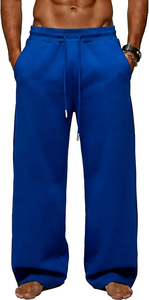 Pantalon de survêtement décontracté pour homme Harry Johnson, taille élastique, cordon de serrage, poches latérales, beige, coton respirant, idéal pour l'automne – Vente en gros - Product Image 2