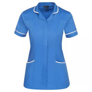 Conjuntos de Uniformes Médicos Unisex de Manga Corta, Tejido de Poliéster/Algodón, para Uso Hospitalario - Product Image 4