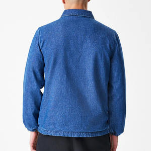 Couple Coach Line Jacket Denim Jackets Lightweight Jacket Chenille & Embroidery Logos Mesh Inside - Product Image 2