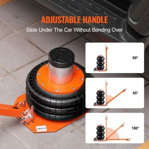 Martinetto Pneumatico da 3 Tonnellate/6600 Libbre 1-6S Compatto per Auto con Colonna Rialzata, Maniglia Regolabile e Design Facile da Sollevare - Product Image 2