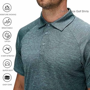 Chemises polo de golf pour hommes en fibre de polyester et élasthanne, chemises polo unisexes, chemises de sport, téléchargées par Dress Sports - Product Image 5
