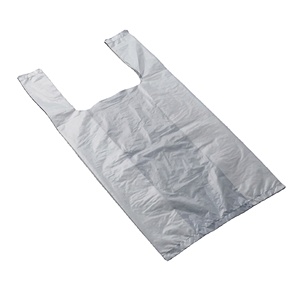 Bolsas de Camiseta Desechables Biodegradables y Compostables para Supermercados, HDPE - Product Image 1