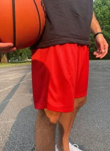 กางเกงขาสั้นผู้ชายพิมพ์ลายแบบซับลิเมชั่นทั้งตัว เอวสูง ยางยืด ผ้าโพลีเอสเตอร์/คอตตอน ตาข่าย แห้งเร็ว ระบายอากาศดี สไตล์สตรีทแฟชั่น - Product Image 3