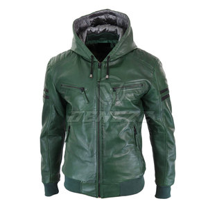 Chaqueta de Cuero Transpirable a Precio Razonable, Chaqueta de Invierno para Uso en Exteriores, Chaqueta de Cuero Ligera para Hombre al por Mayor - Product Image 2