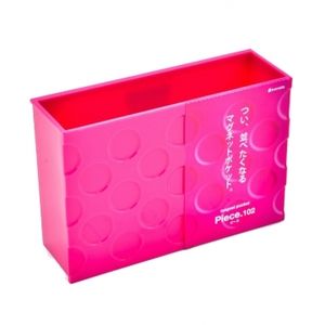 Inomata ampia custodia magnetica rosa per l'organizzazione di gioielli - Product Image 1