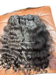 Extensiones de Cabello Humano Remy Virgen Natural Rizado de Templo Indio al por Mayor, Tramas Rizadas Naturales Sin Procesar, Paquetes de Cabello Sin Enredos - Product Image 3