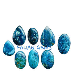 Cabujón de piedras preciosas sueltas Shattukite Natural, cabujón de cristal de todos los tamaños con forma de mezcla pulida para hacer colgantes de joyería, piedras preciosas - Product Image 1