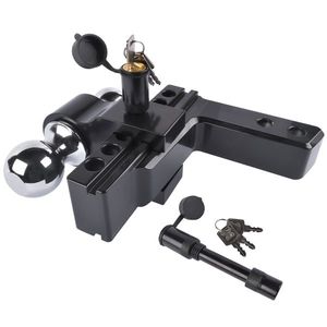 Enganche de Aluminio Ajustable de 6 Pulgadas (Drop/Rise) para Remolques, Compatible con Soportes de Enganche de 2 Pulgadas - Product Image 5